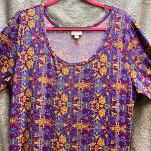 This is a LuLa Roe 3XL Ana Maxi Dress